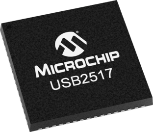 USB2517I-JZX-TR by Microchip Technology