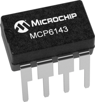 MCP6143-I/P by Microchip Technology