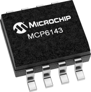 MCP6143-I/SN by Microchip Technology