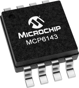 MCP6143T-E/MS by Microchip Technology