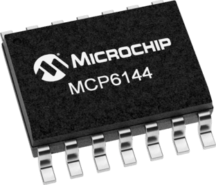 MCP6144T-E/SL by Microchip Technology