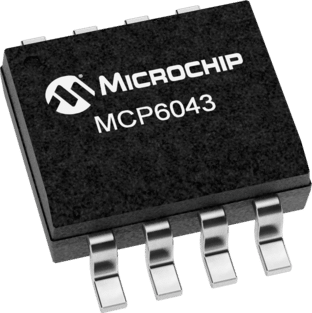 MCP6043T-I/SN by Microchip Technology